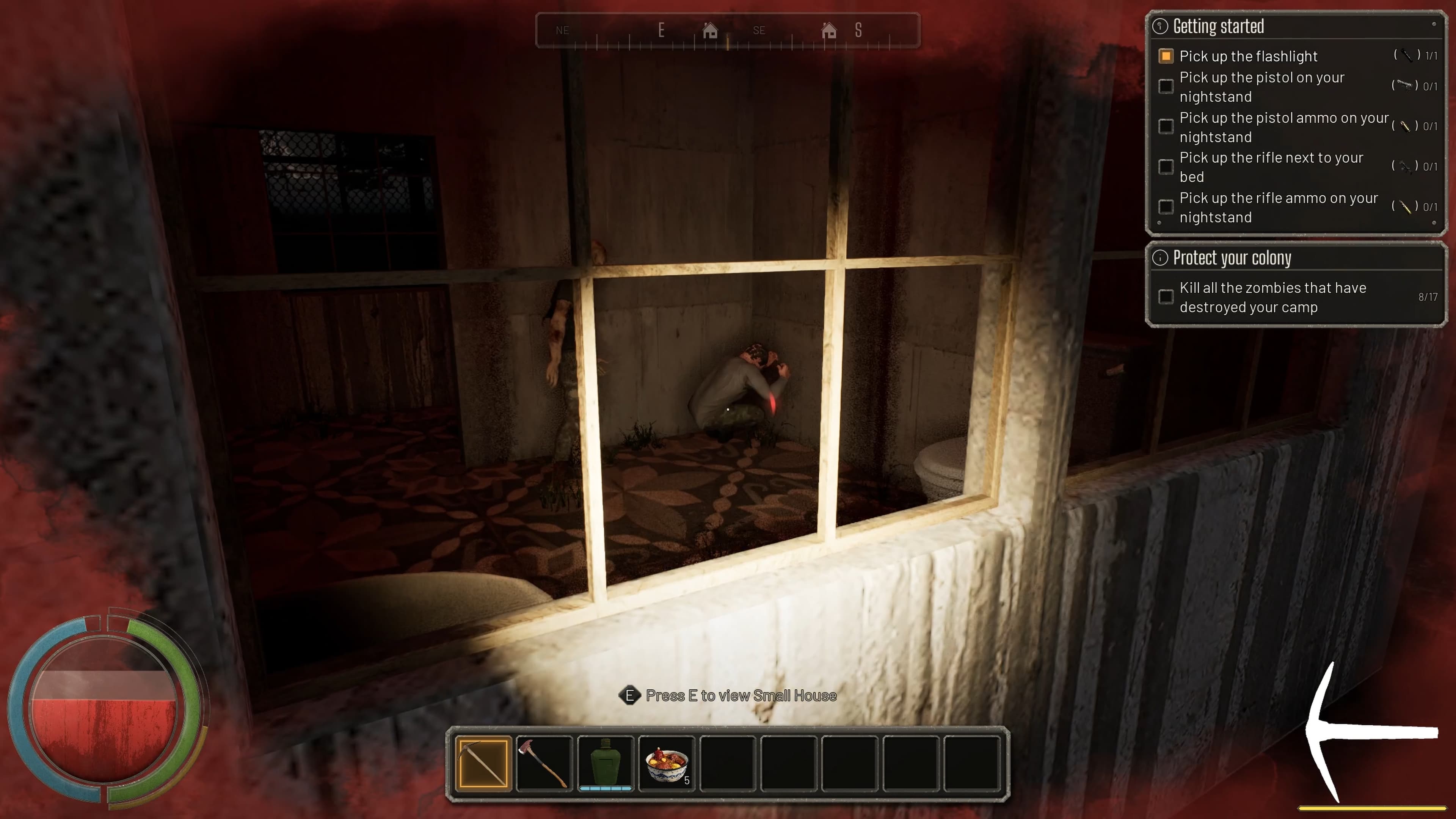 Hiding colonist