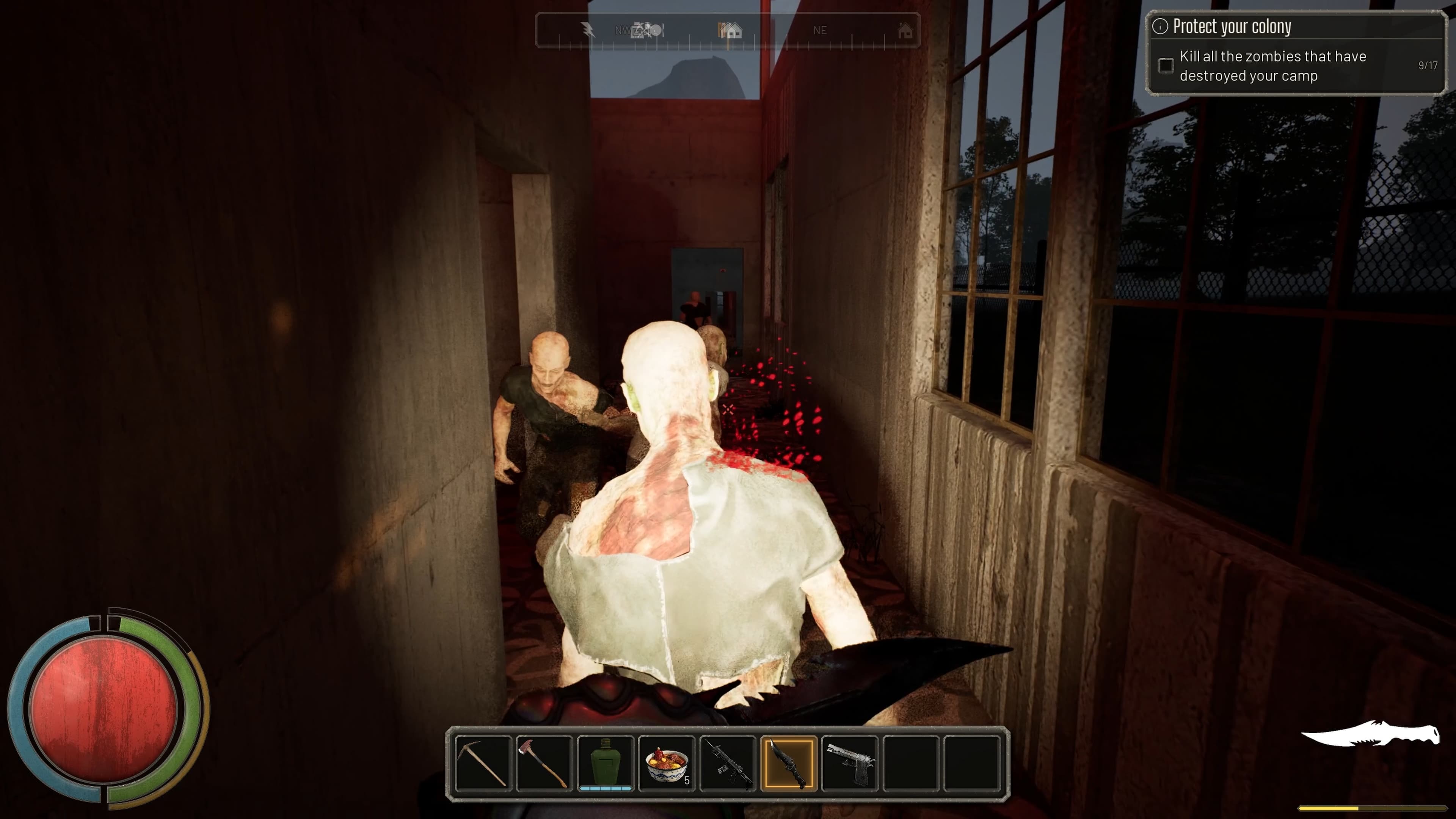 Zombies fight